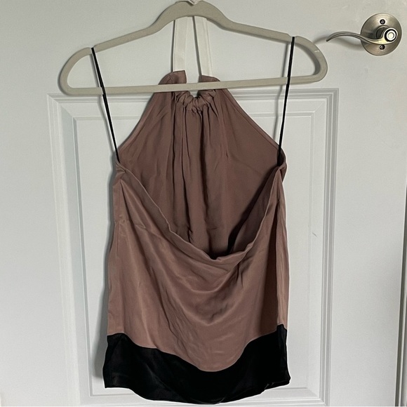 New! Reiss Faye Mink Halter Drape Top Size 0 nwt 18453 - Picture 5 of 8